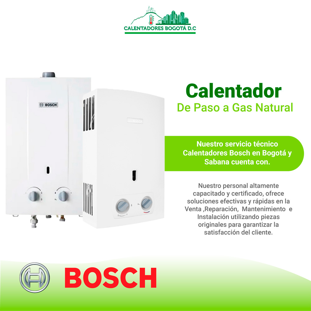 Servicio Tecnico Calentadores Bosch